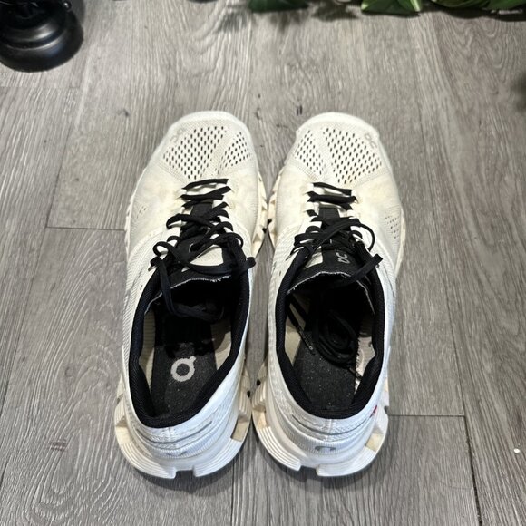 On Womens Cloud X White Black Running Shoes Sneakers Size 7.5 - Picture 6 of 11